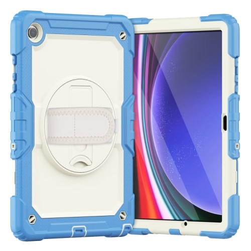 Mocne Pancerne Etui Osłona Ekranu do Samsung Galaxy Tab A9+ niebieskie