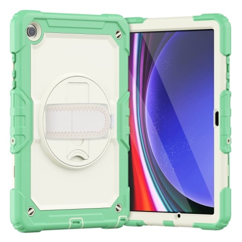 Mocne Pancerne Etui Osłona Ekranu do Samsung Galaxy Tab A9+ zielone
