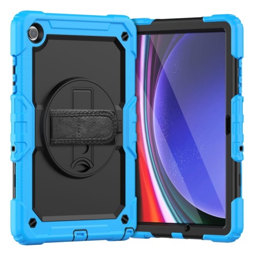 Mocne Pancerne Etui Osłona Ekranu do Samsung Galaxy Tab A9+ niebieskie