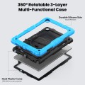 Mocne Pancerne Etui Osłona Ekranu do Samsung Galaxy Tab A9+ niebieskie