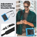 Mocne Pancerne Etui Osłona Ekranu do Samsung Galaxy Tab A9+ niebieskie