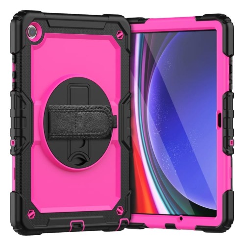 Mocne Pancerne Etui Osłona Ekranu do Samsung Galaxy Tab A9+ różowe