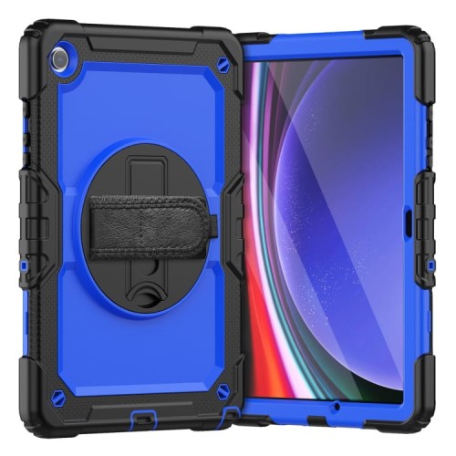 Mocne Pancerne Etui Osłona Ekranu do Samsung Galaxy Tab A9+ granatowe