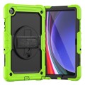 Mocne Pancerne Etui Osłona Ekranu do Samsung Galaxy Tab A9+ zielone