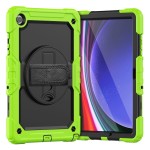 Mocne Pancerne Etui Osłona Ekranu do Samsung Galaxy Tab A9+ zielone