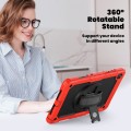 Mocne Pancerne Etui Osłona Ekranu do Samsung Galaxy Tab A9+ czerwone