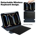 Granatowe Obrotowe Etui Bezprzewodowa Klawiatura do iPad Pro 13 2024