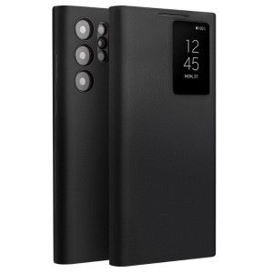 QIALINO Eleganckie Skórzane Etui do Samsung Galaxy S24 Ultra czarne