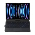 Podświetlana Obrotowa Klawiatura TouchPad do iPad Pro 11 2024 czarna