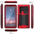 R-JUST Pancerne Etui Antywstrząsowe do Samsung Galaxy S24 Ultra 5G czerwone