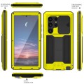 R-JUST Pancerne Etui Antywstrząsowe do Samsung Galaxy S24 Ultra 5G żółte