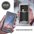 R-JUST Pancerne Etui Antywstrząsowe do Samsung Galaxy S24 Ultra 5G srebrne