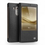 Etui Smart Cover QIALINO Gird Patern Huawei Mate 8 czarne