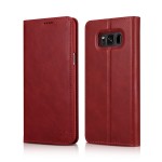 Skórzane Etui Pokrowiec XOOMZ Samsung Galaxy S8 czerwone