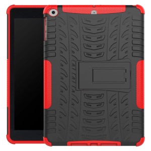 Mocne Hybrydowe Etui Apple iPad 9.7 2017 czewone