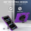 Fioletowe Pancerne Etui z Uchwytem i Paskiem do iPad Pro 13 2024