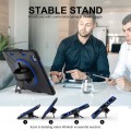 Czarno-Granatowe Pancerne Etui z Uchwytem i Paskiem do iPad Pro 13 2024