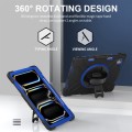 Czarno-Granatowe Pancerne Etui z Uchwytem i Paskiem do iPad Pro 13 2024