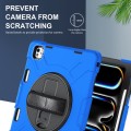 Niebieskie Pancerne Etui z Uchwytem i Paskiem do iPad Pro 13 2024