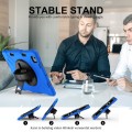 Niebieskie Pancerne Etui z Uchwytem i Paskiem do iPad Pro 13 2024