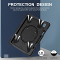 Czarne Pancerne Etui z Uchwytem i Paskiem do iPad Pro 13 2024