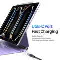 Fioletowa Klawiatura Dux Ducis Smart Keyboard do iPad Pro 13 2024