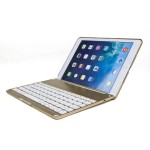 Podświetlana Klawiatura Bluetooth iPad 9.7 2017/ 2018 złota