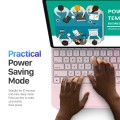 Różowa Klawiatura Dux Ducis Smart Keyboard do iPad Pro 11 2024