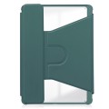 Zielone Obrotowe Etui Bezprzewodowa Klawiatura do iPad Air 13 2024