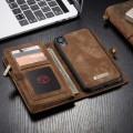 CASEME Etui Portfel Vintage do iPhone XR 6.1 - brązowy