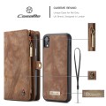 CASEME Etui Portfel Vintage do iPhone XR 6.1 - brązowy