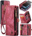 CASEME Etui Portfel Vintage do iPhone XR 6.1 - czerwone
