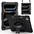 Czarne Pancerne Etui z Uchwytem do iPad Pro 13 2024