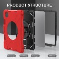 Czerwone Pancerne Etui z Uchwytem i Paskiem do iPad Pro 11 2024