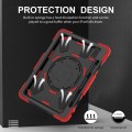 Czerwone Pancerne Etui z Uchwytem i Paskiem do iPad Pro 11 2024