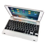 Elegancka Klawiatura Bluetooth iPad 9.7 2017/ 2018 srebrna