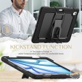 Czarne Pancerne Etui z Podstawką i Paskiem do iPad Air 13 2024