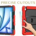 Czerwone Pancerne Etui z Podstawką i Paskiem do iPad Air 13 2024
