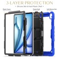 Niebieskie Pancerne Etui z Podstawką i Paskiem do iPad Air 13 2024