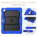 Niebieskie Pancerne Etui z Podstawką i Paskiem do iPad Air 13 2024