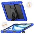 Niebieskie Pancerne Etui z Podstawką i Paskiem do iPad Air 13 2024