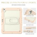 Beżowe Pancerne Etui z Podstawką i Paskiem do iPad Air 13 2024
