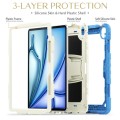 Niebieskie Pancerne Etui z Podstawką i Paskiem do iPad Air 13 2024