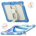 Niebieskie Pancerne Etui z Podstawką i Paskiem do iPad Air 13 2024