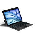 Czarne Etui Podświetlana Klawiatura do iPad Air 13 2025/2024