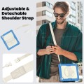 Niebieskie Pancerne Etui z Uchwytem i Paskiem do iPad Air 13 2025/2024