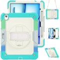 Zielone Pancerne Etui z Uchwytem i Paskiem do iPad Air 13 2025/2024