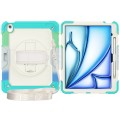 Zielone Pancerne Etui z Uchwytem i Paskiem do iPad Air 13 2025/2024
