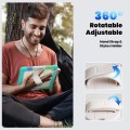 Zielone Pancerne Etui z Uchwytem i Paskiem do iPad Air 13 2025/2024