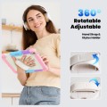 Różowe Pancerne Etui z Uchwytem i Paskiem do iPad Air 13 2024